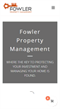 Mobile Screenshot of fowlerpropertymgmt.com